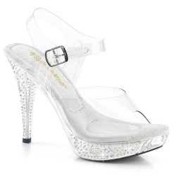 Rhinestones 11,5 cm ELEGANT-408ABRS Bikini posing high heel shoes