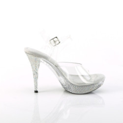 Rhinestones 11,5 cm ELEGANT-408ABRS Bikini posing high heel shoes