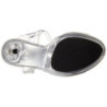 Clear 13 cm COCKTAIL-508 Acrylic Platform High Heeled Sandal