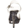 Clear Rhinestone 13 cm COCKTAIL-508SDT Acrylic High Heeled Sandal