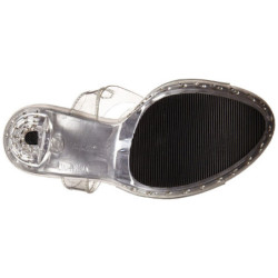 Trasparente Strass 13 cm COCKTAIL-508SDT Sandali Tacco Altissimo