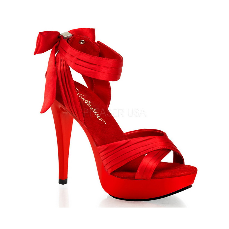 Rosso Raso 13 cm COCKTAIL-568 Sandali Tacco Altissimo