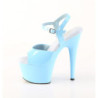 Azzurro 18 cm ADORE-709 pleaser plateau sandali donna tacco alto