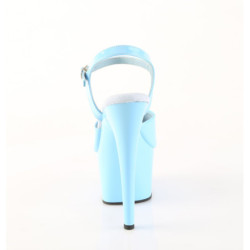 Azzurro 18 cm ADORE-709 pleaser plateau sandali donna tacco alto