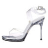 Trasparente 11,5 cm CHIC-06 Sandali Tacchi a spillo scarpe