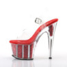 Rosso scintillare 18 cm Pleaser ADORE-708G scarpe da cubista e spogliarellista