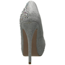Silver Rhinestone 13 cm DESTINY-06R Platform Pumps Women Shoes