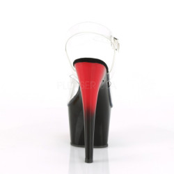Dual Colored 18 cm ADORE-708BR Platform High Heels Shoes