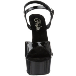 Nero Vernice 15 cm CAPTIVA-609 Plateau Tacchi Alti a Spillo