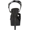 Black Shiny 15 cm CAPTIVA-609 High Heels Platform