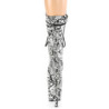 Snake pattern 20 cm FLAMINGO-1050SP Exotic pole dance ankle boots
