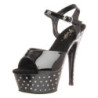 Nero Strass 15 cm STARDUST-609 Scarpe da donna con tacco altissime