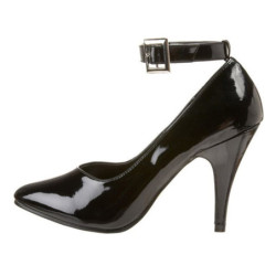 Nero Vernice 10,5 cm DREAM-431 scarpe décolleté con tacchi bassi