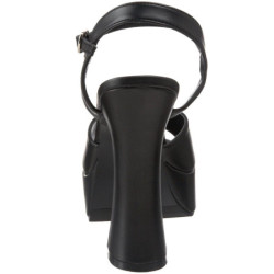 Nero Ecopelle 13 cm DemoniaCult DOLLY-09 Tacchi Alti Plateau