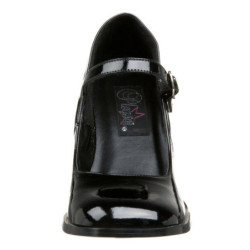 Nero Vernice 8 cm GOGO-50 Scarpe Décolleté