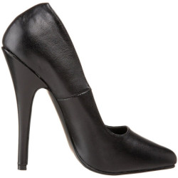 Nero Pelle 15 cm DOMINA-420 Tacchi altissimi da uomo