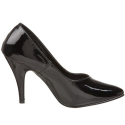 Black Shiny 10 cm DREAM-420 Pumps High Heels for Men