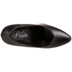 Black Leatherette 10 cm DREAM-420 Pumps High Heels for Men