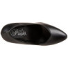 Black Leatherette 10 cm DREAM-420 Pumps High Heels for Men