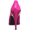 Pink Shiny 13 cm SEDUCE-420 Pumps High Heels for Men
