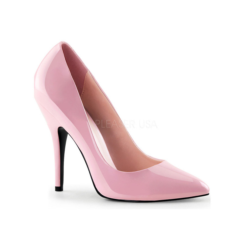 Rose Shiny 13 cm SEDUCE-420 Pumps High Heels for Men