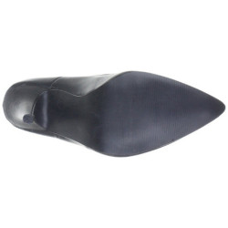 Black Leatherette 13 cm SEDUCE-420 Pumps High Heels for Men