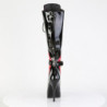 Shiny 13,5 cm high heels platform pleaser boots