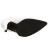 Bianco Vernice 13 cm SEDUCE-420 Tacchi altissimi da uomo