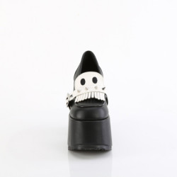 Vegane tacco spesso 13 cm CAMEL-58 emo plateau scarpe con tacco chunky