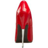 Red Shiny 15 cm SCREAM-01 Fetish Pumps Women Shoes