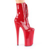 Rosso Verniciata 25,5 cm BEYOND-1020 tacchi estremi - stivaletti più plateau alto