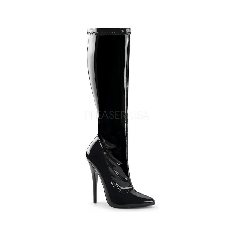 Black Patent 15 cm DOMINA-2000 High Heels Women Boots