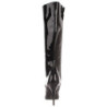 Nero Verniciato 13 cm SEDUCE-2020 Stivali Stringati Donna