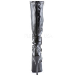 Nero Ecopelle 15 cm DOMINA-2000 Stivali Donna da Uomo