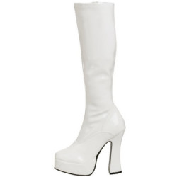 Bianco Vernice 13 cm ELECTRA-2000Z Stivali Donna da Uomo