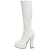 Bianco Vernice 13 cm ELECTRA-2000Z Stivali Donna da Uomo
