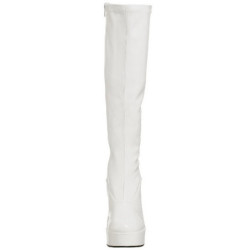 Bianco Vernice 13 cm ELECTRA-2000Z Stivali Donna da Uomo