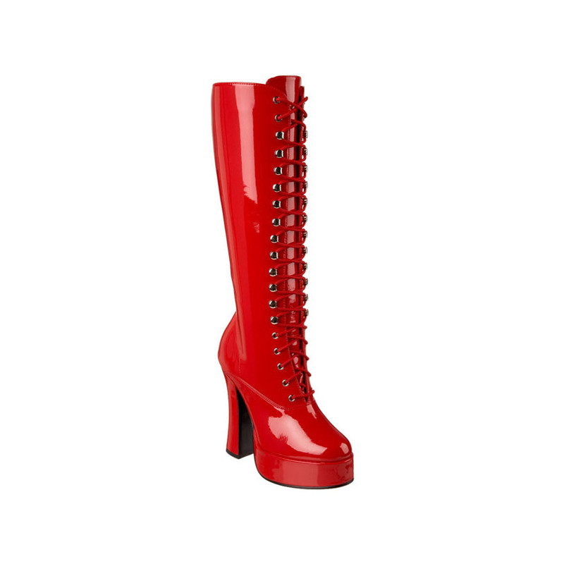 Rosso Vernice 13 cm ELECTRA-2020 Stivali Donna da Uomo