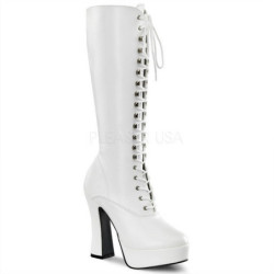 Bianco Ecopelle 13 cm ELECTRA-2020 Stivali Donna da Uomo