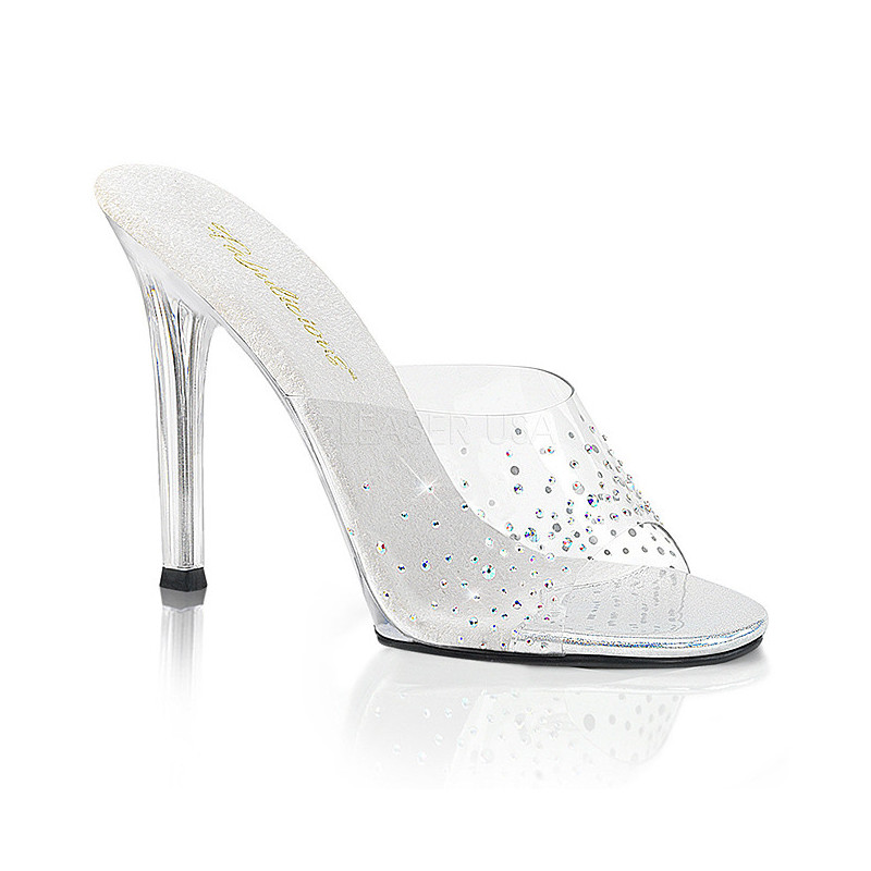 Pietre strass 11,5 cm FABULICIOUS GALA-01SD ciabatta donna tacco basso