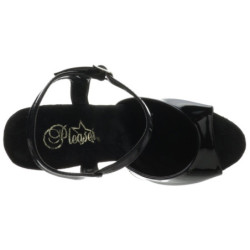 Black 18 cm REVOLVER-709 Platform Gun High Heels