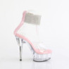 Rose rhinestone 15 cm DELIGHT-624RS pleaser high heels ankle cuff