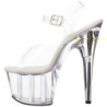 Bianco 18 cm ADORE-708 Plexiglass Plateau Tacchi Alti a Spillo