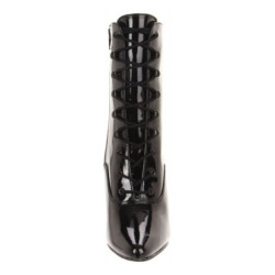 Nero Vernice 13 cm SEDUCE-1020 Stivaletti Donna da Uomo