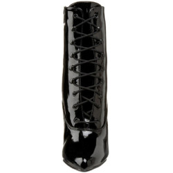 Nero Verniciato 10,5 cm VANITY-1020 Stivaletti Tacco Alto Donna