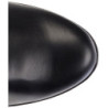 Black Leatherette 13 cm ELECTRA-3000Z High Heeled Overknee Boots