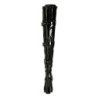 Black Shiny 13 cm ELECTRA-3028 High Heeled Overknee Boots