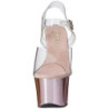 Pink Trasparente 18 cm SKY-308 Plateau Tacchi Alti a Spillo