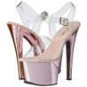 Pink Transparent 18 cm SKY-308 High Heels Platform