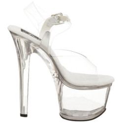 Trasparente 18 cm SKY-308 Plateau Tacchi Alti a Spillo